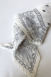 mode, star pleats scarf