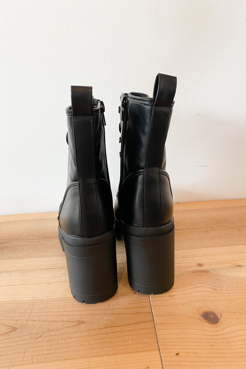 mode, you are enough chunky heeled boot
