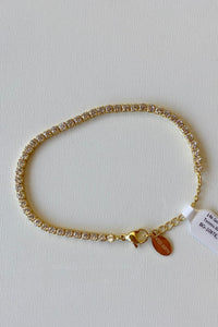 mode, shimmer tennis bracelet