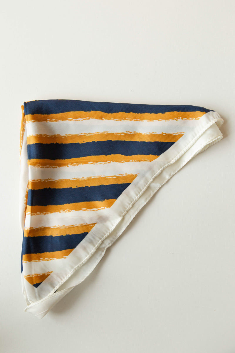 mode, painted lines scarf