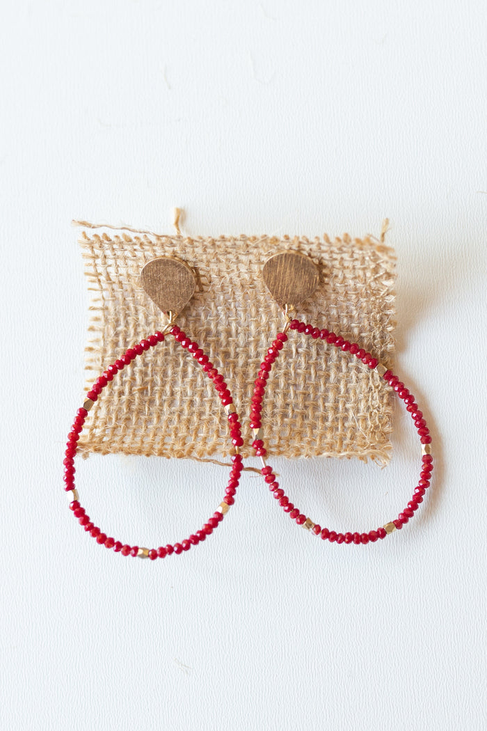 mode, harmonious beaded drop earring
