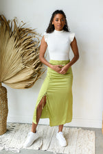 mode, let's do lunch scrunch skirt