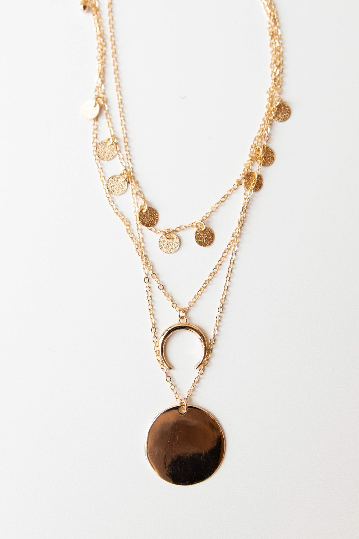 mode, Gina triple layer necklace