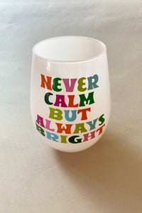 mode, never calm stemless glass