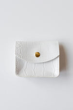 mode, white tiny pouch chain belt