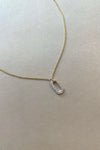 mode, uma shimmer necklace