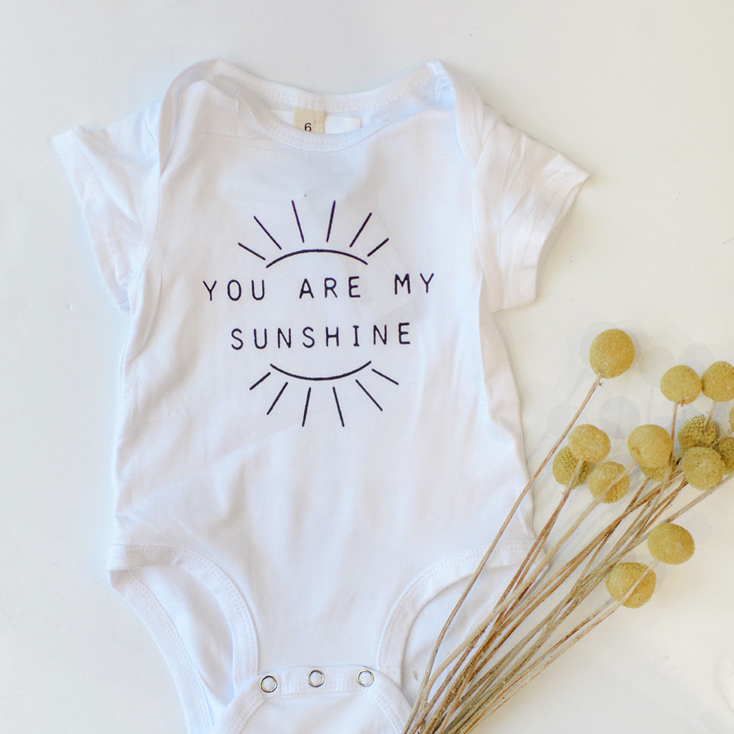 mode, you are my sunshine onesie