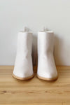 mode, whimsical side slit bootie