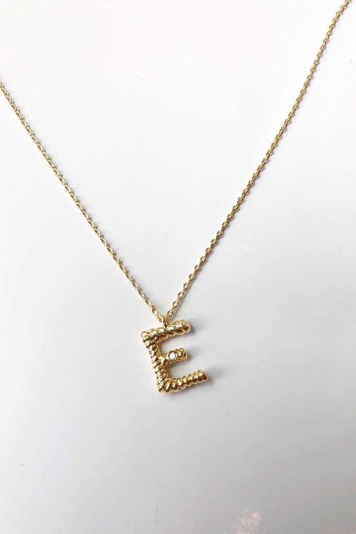 mode, sticks n stones initial necklace