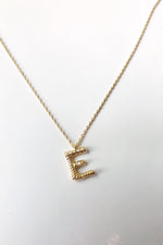 mode, sticks n stones initial necklace