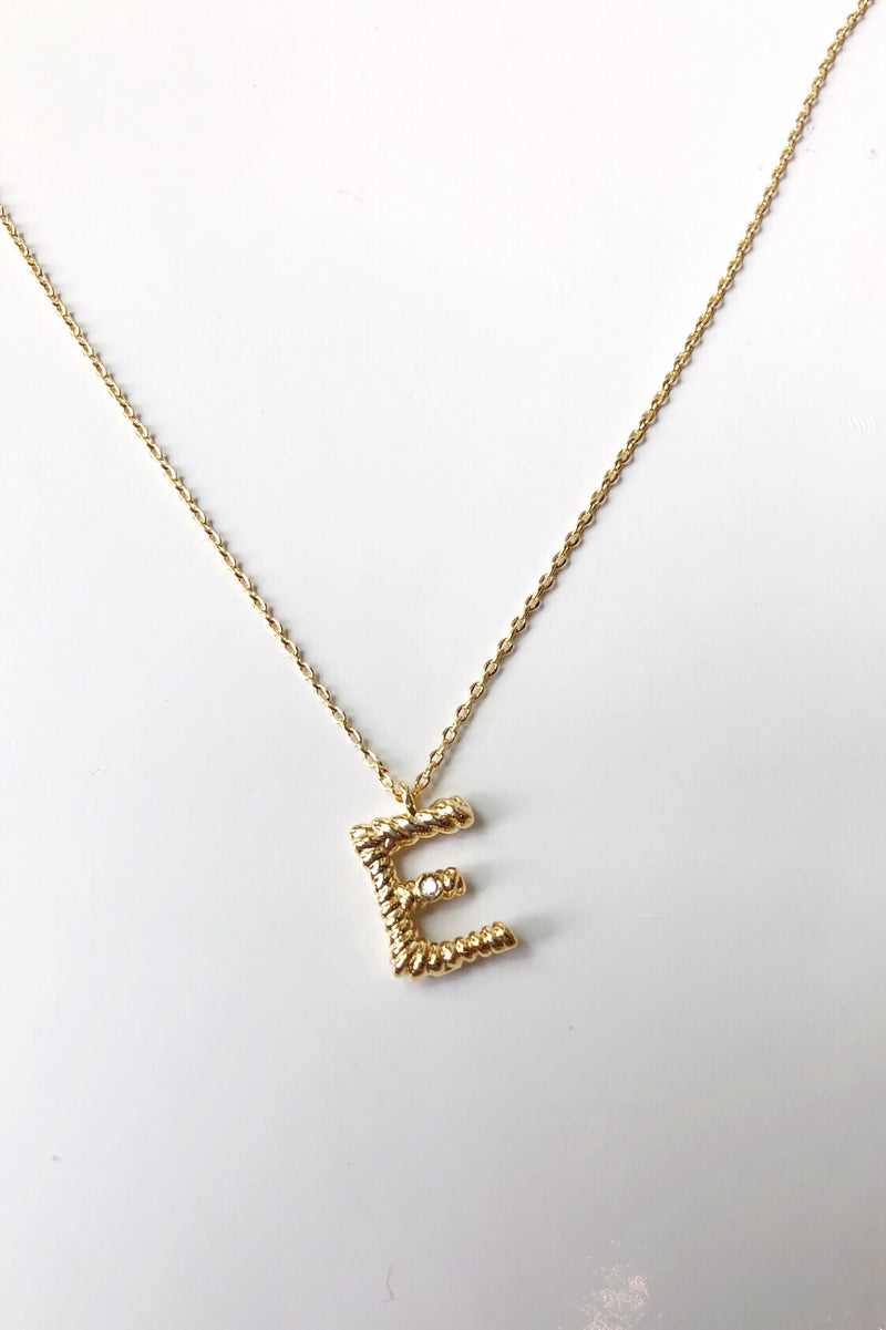 mode, sticks n stones initial necklace