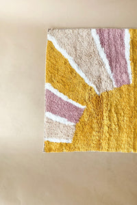mode, sunrise bath mat