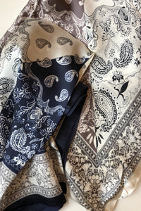 mode, heather square scarf