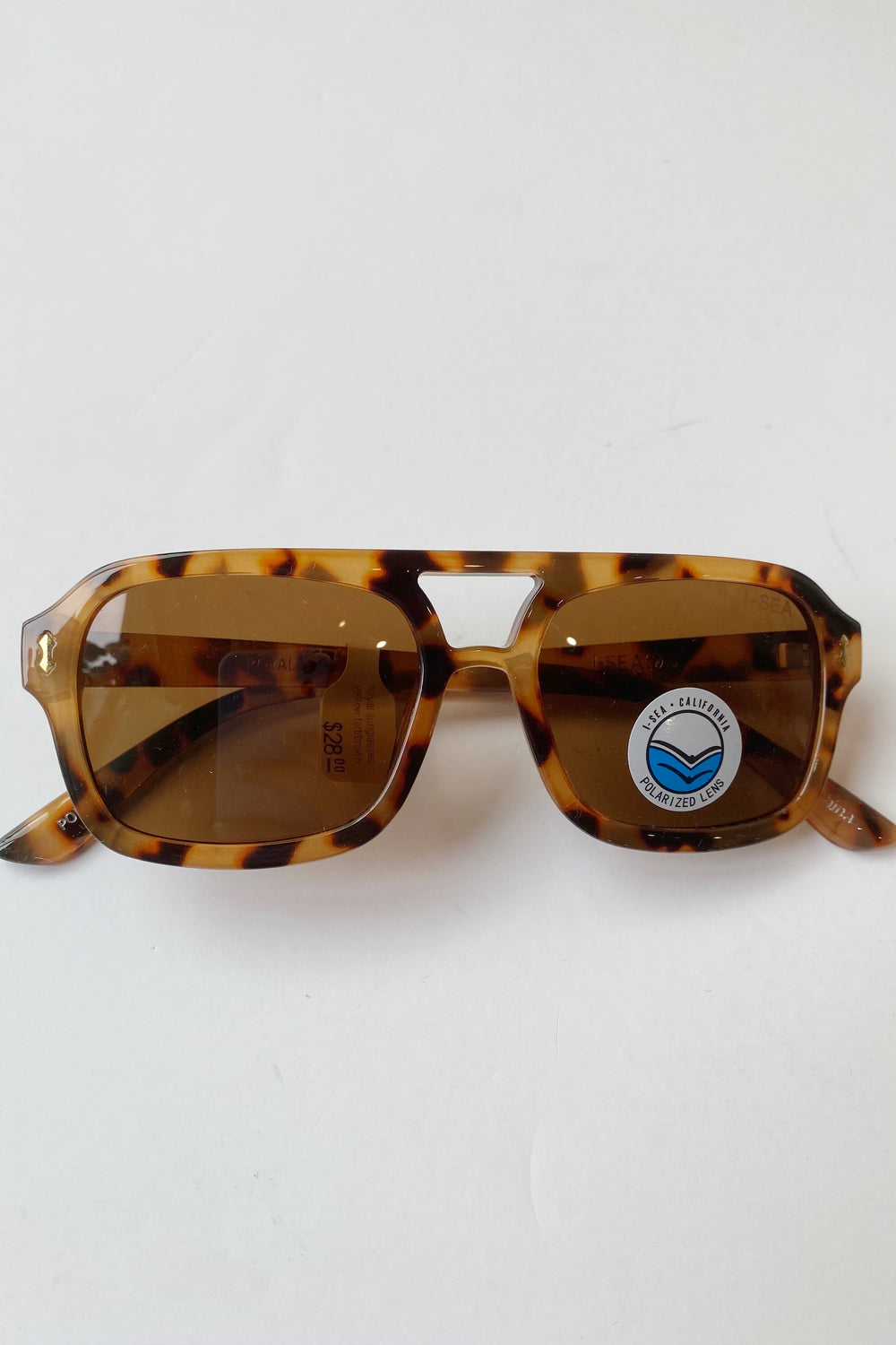yellow tort/brown