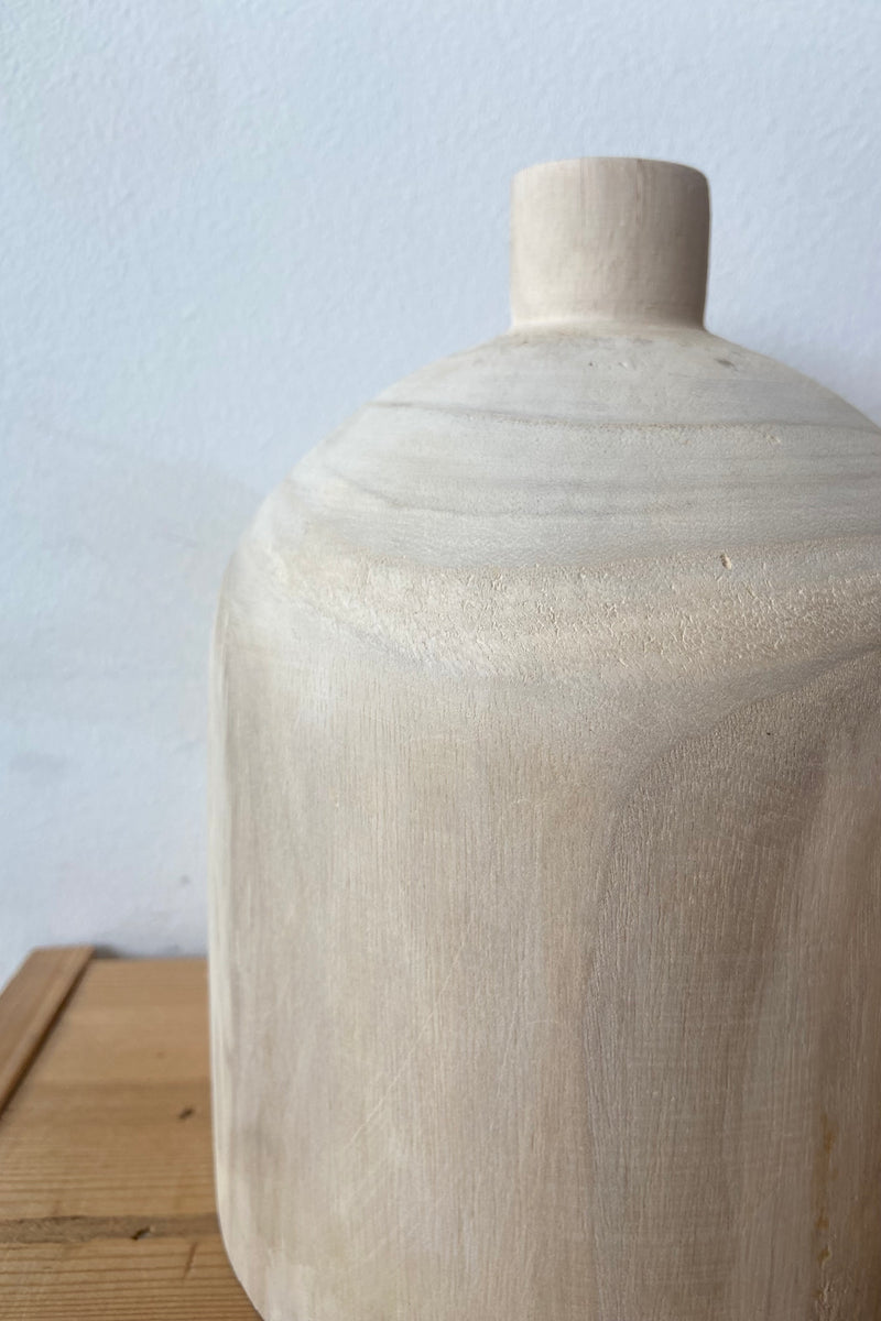 mode, quinn paulownia wood vase