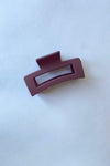 small rectangle matte clip