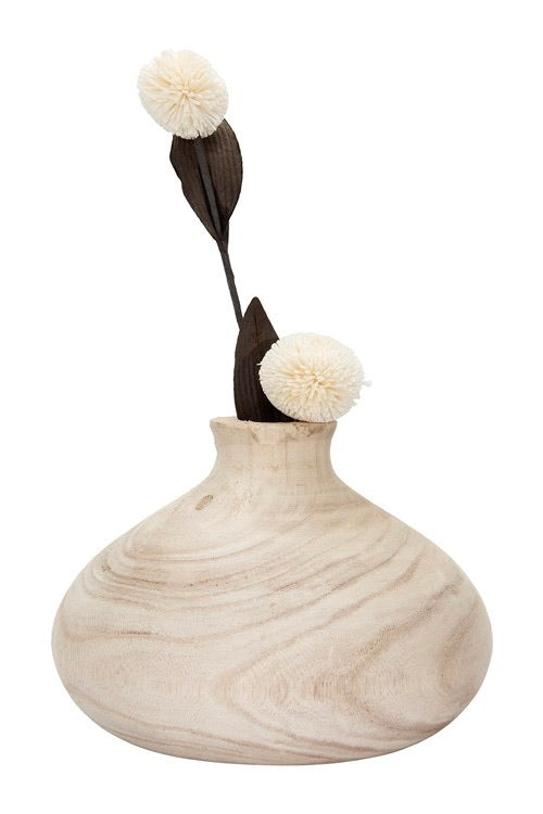 mode, paulownia wooden vase