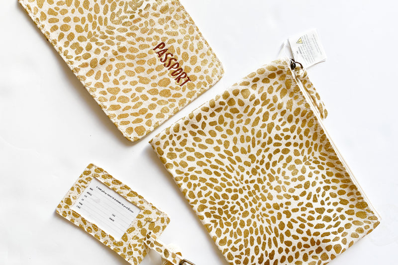 mode, cheetah 3-piece travel set
