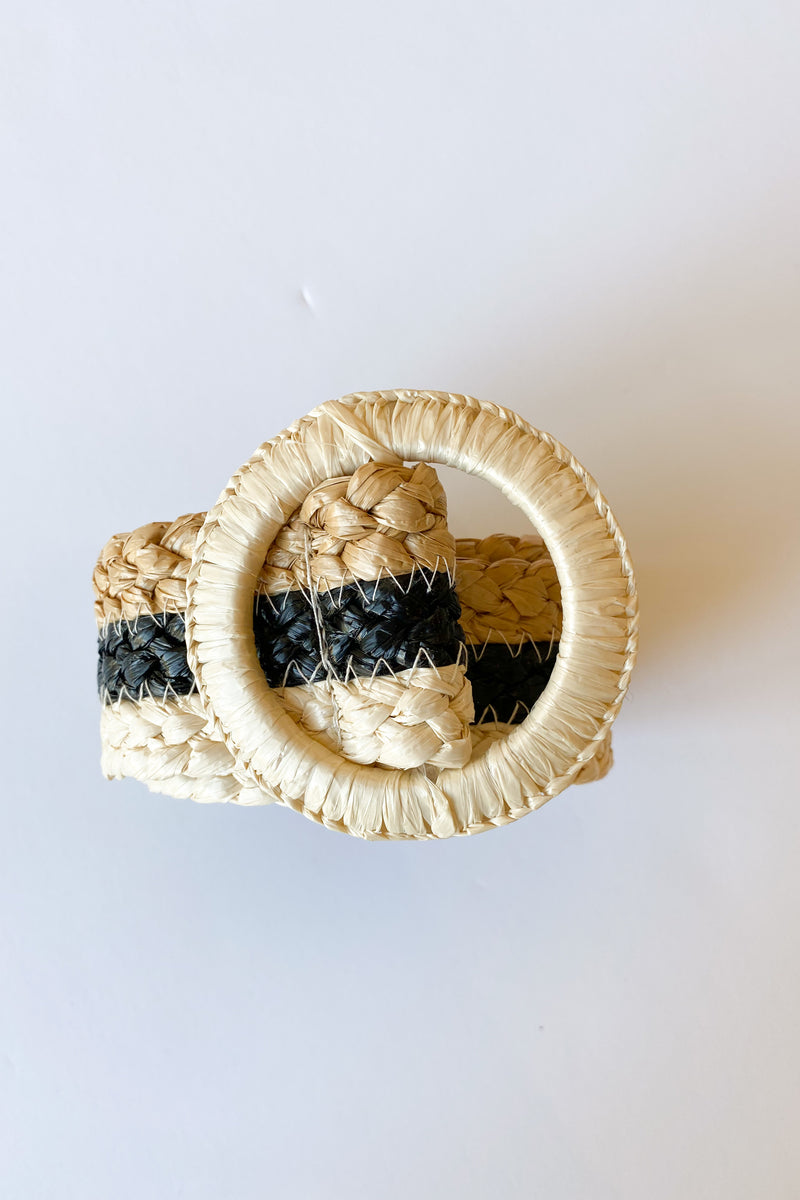 mode, triple stripe woven belt