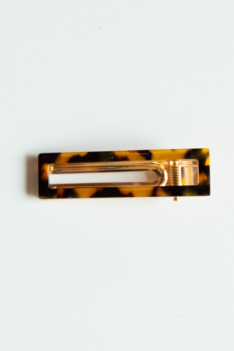mode, rectangle tort hair clip