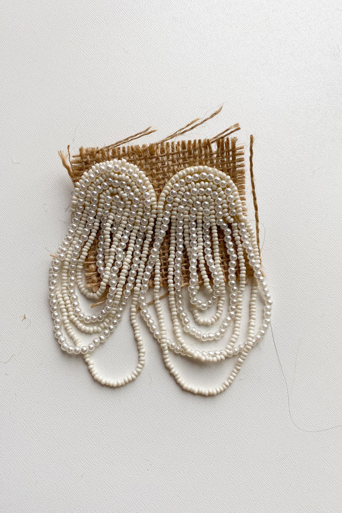 mode, pearl rainbow earring
