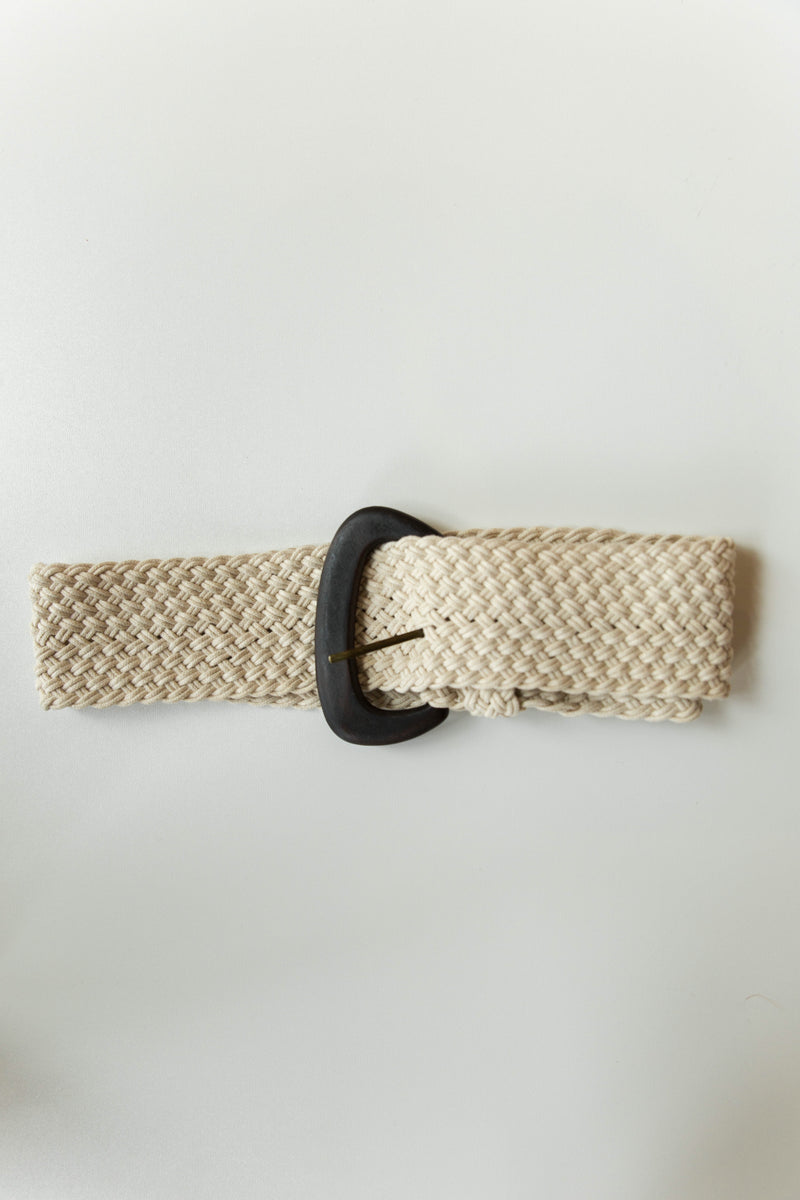 mode, gather in  woven belt
