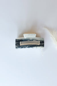 mode, marbleized hair clip