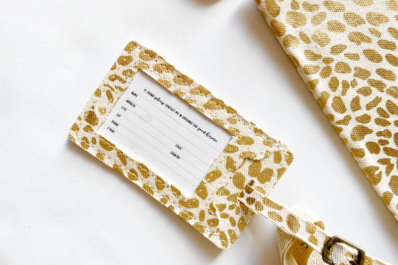 mode, cheetah 3-piece travel set