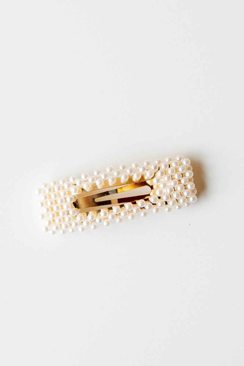 mode, rectangle pearl clip