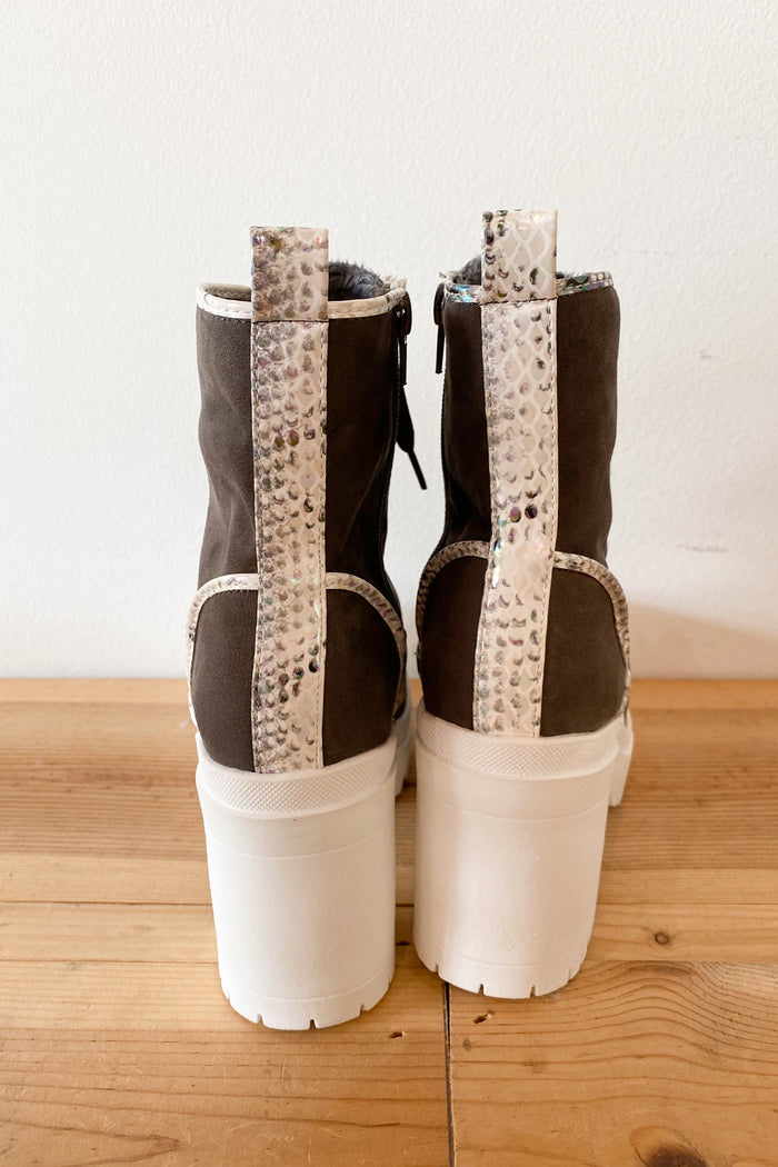 mode, you are enough chunky heeled boot