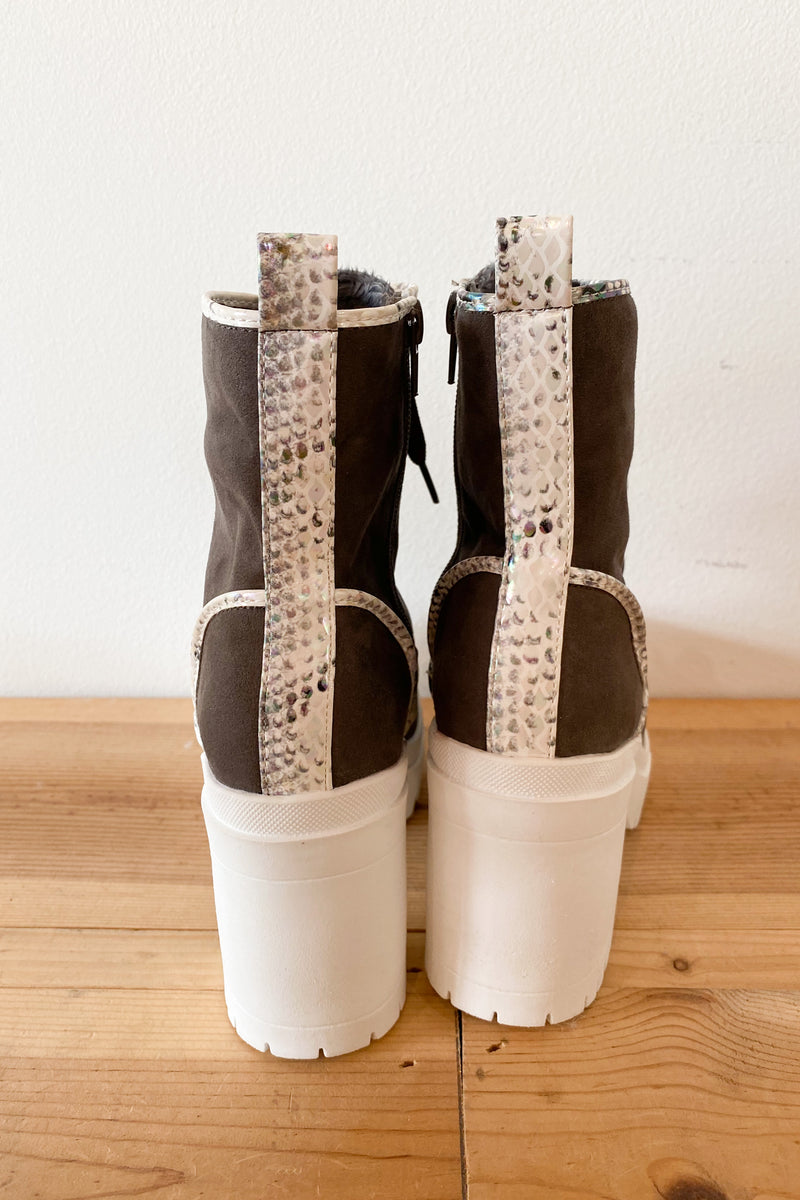 mode, you are enough chunky heeled boot