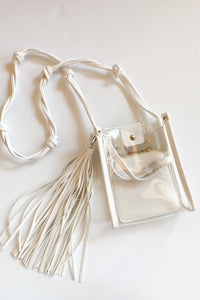 mode, kristy clear bag