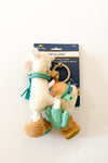 llama activity plush teether