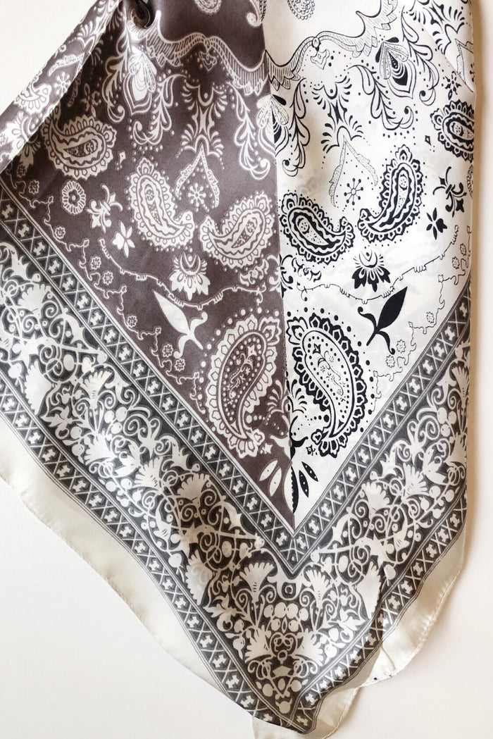 mode, heather square scarf