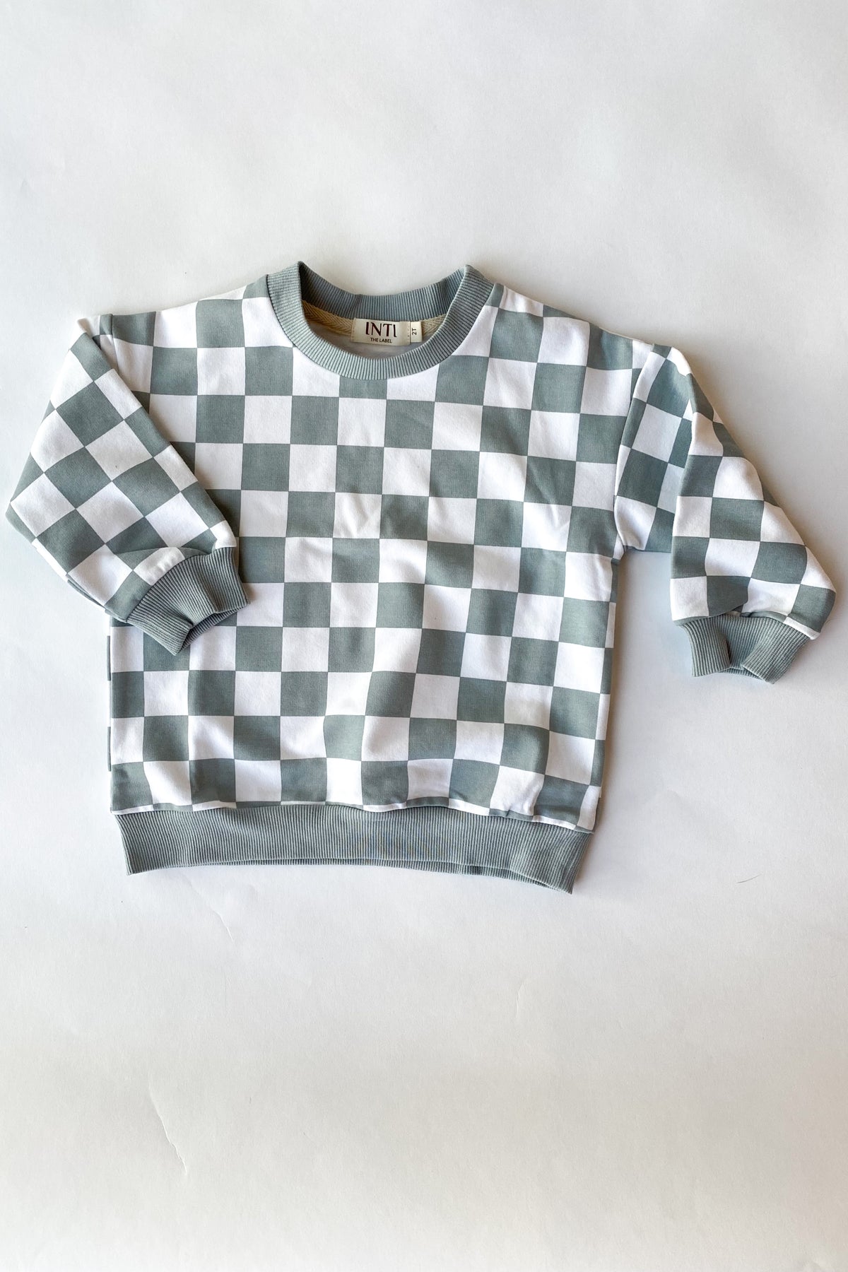 mode, checkered pullover