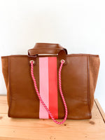 mode, stanton tote, hazelnut