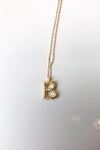 mode, sticks n stones initial necklace