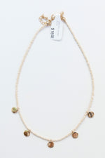 mode, gold disc choker