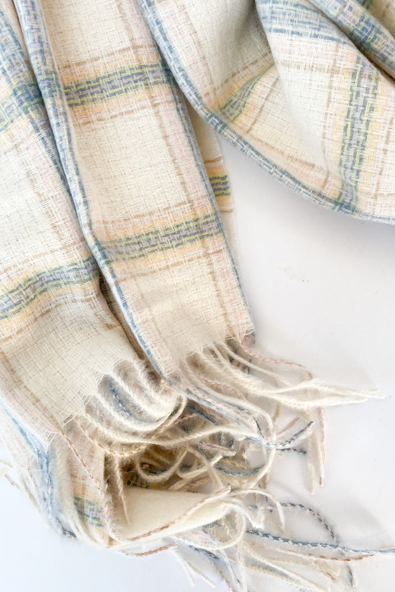 mode, light + bright winter scarf
