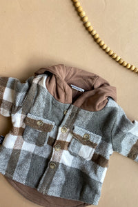 mode, Forrest plaid  jacket