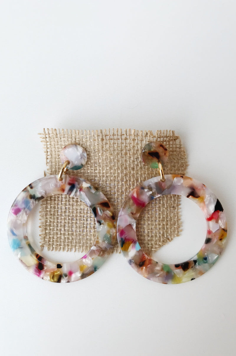 mode, large circle drop hoop