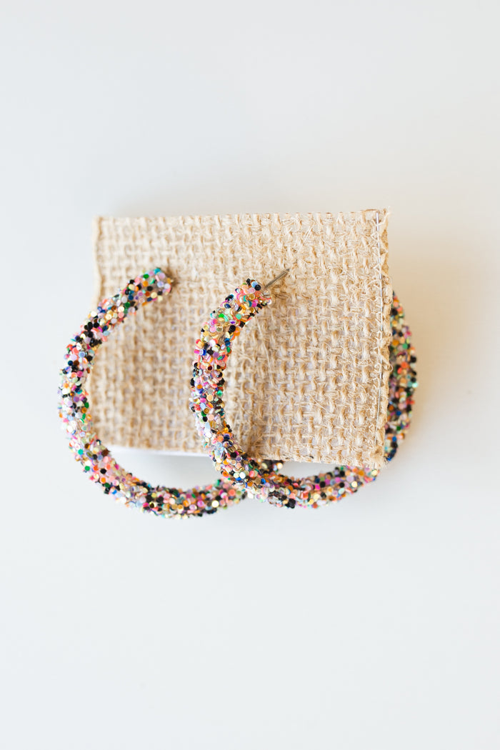 mode, sparkle kindness hoop