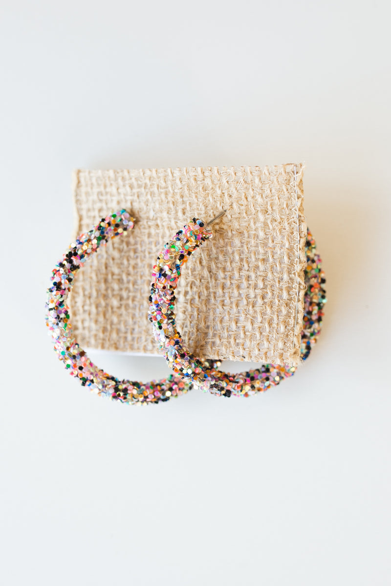 mode, sparkle kindness hoop