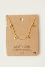 mode, read and believe necklace