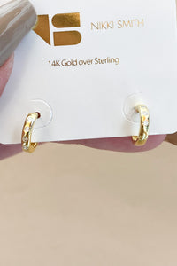 mode, gemma gold huggies