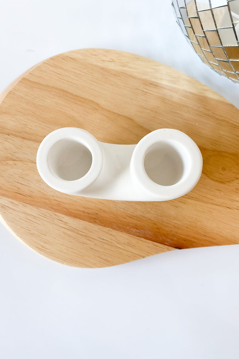 mode, luce candle holder white