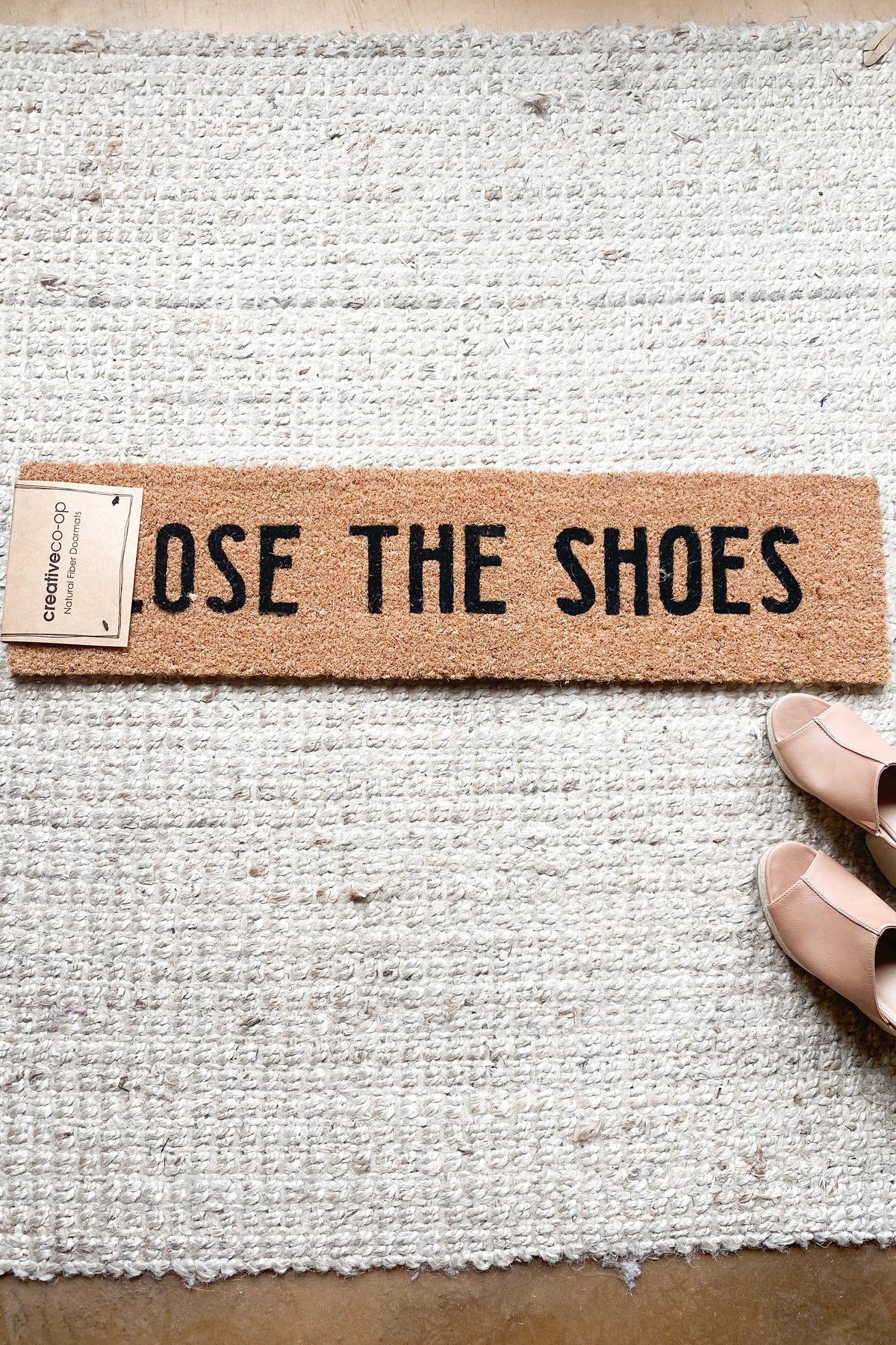 mode, lose the shoes doormat