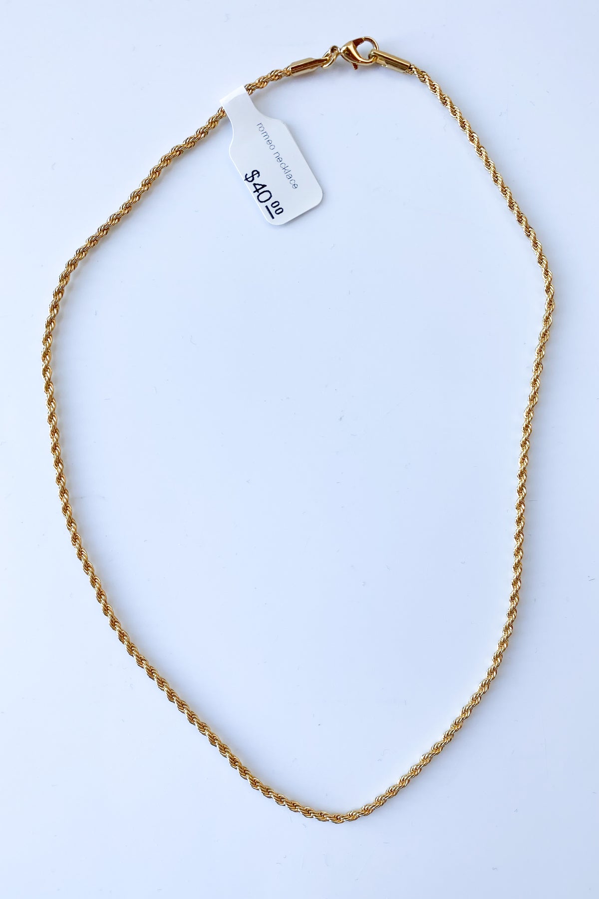 mode, romeo necklace