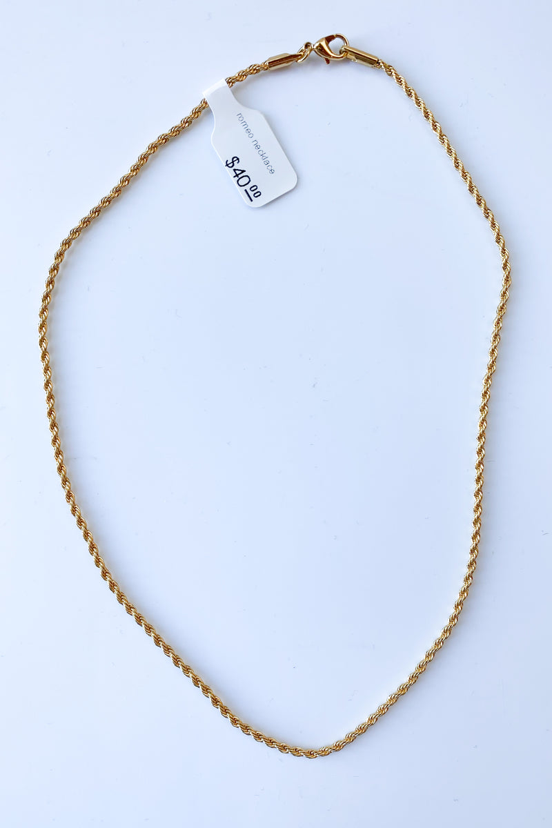 mode, romeo necklace