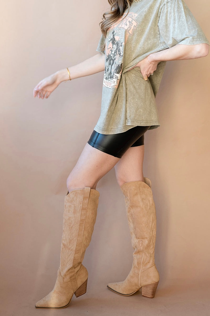 mode, bronco tall boots